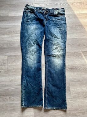 Silver Jeans Suki Women's Dark Blue Mis Slim Boot Cut Denim | SZ16 L33
